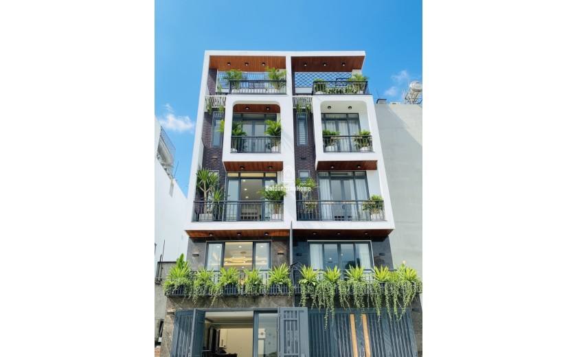 Nhà Mới SHR 5 tầng HXH 53m2, Vuông – Thạnh Lộc 29 Quận 12